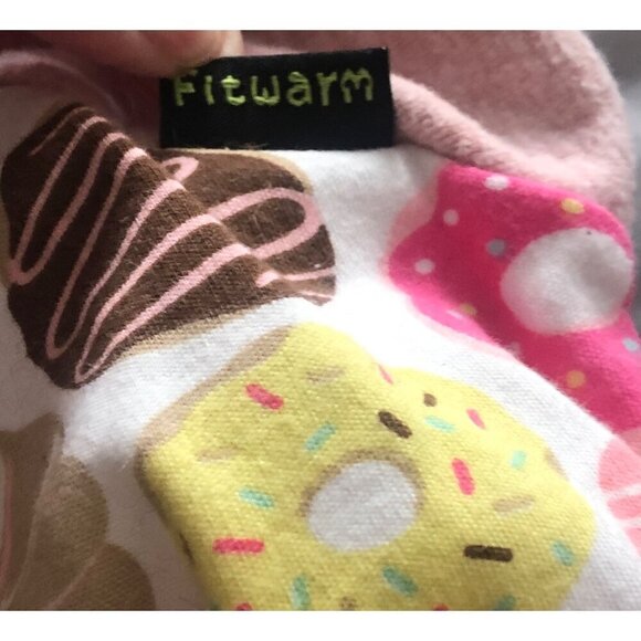 Dog Apparel (2) Piece Bundle Size Medium Donut Pjs and Red Hoodie Pink Heart - Picture 10 of 11